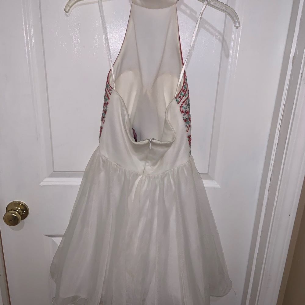 White hoco dress